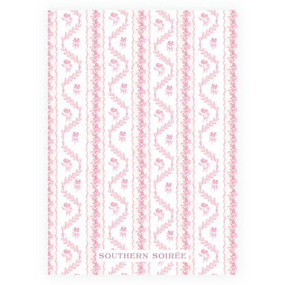 Pinkies Out Pink Invitation