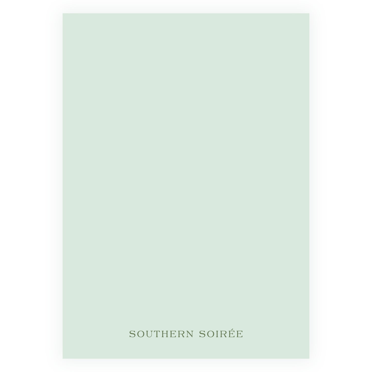 Vintage Green Chinoiserie Wavy Border Invitation