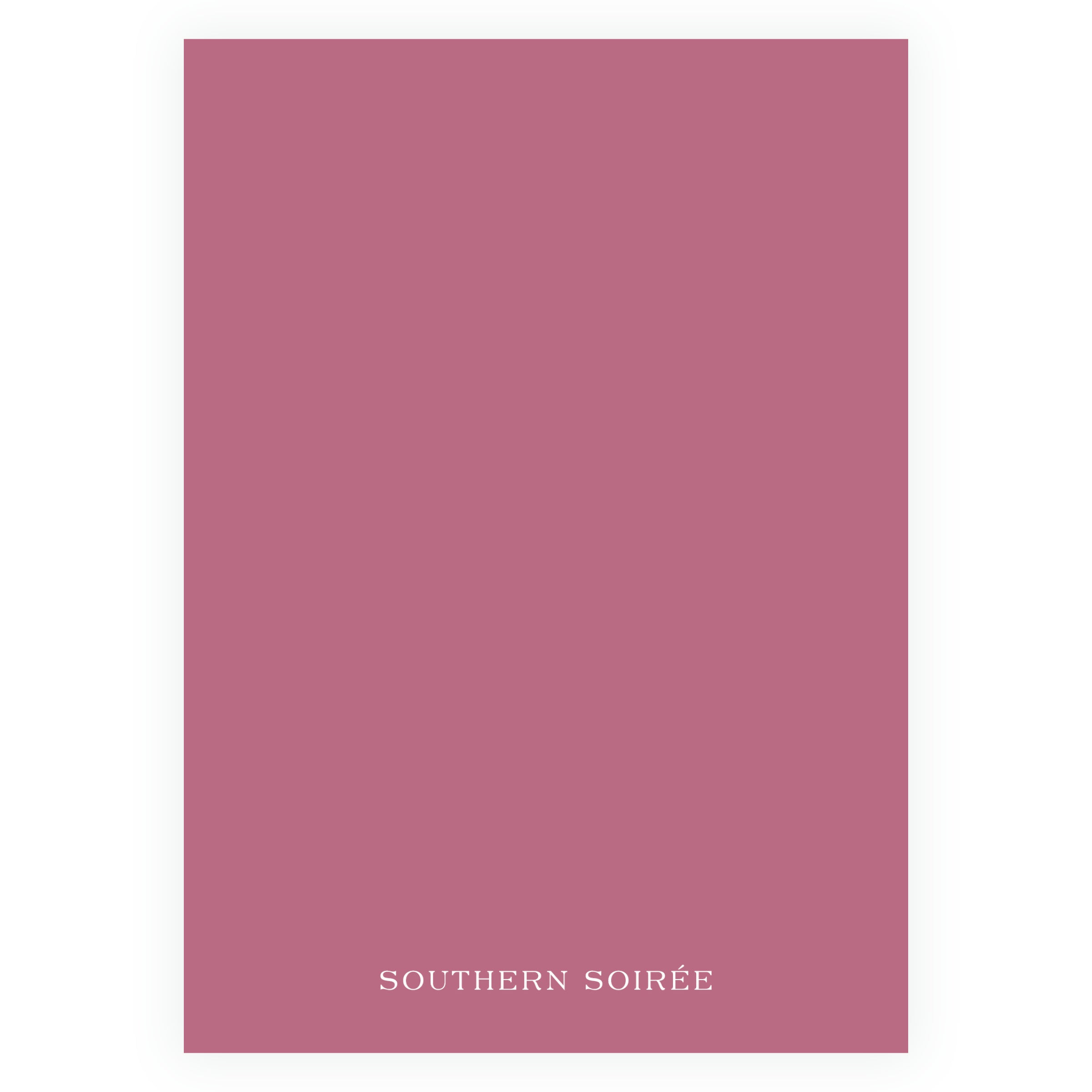 Pinkies Out Pink on Pink Invitation