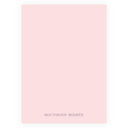 Pinkies Out Pink Invitation