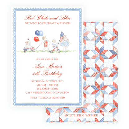 Sweet Liberty Parade Invitation