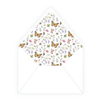 Butterfly Garden Invitation