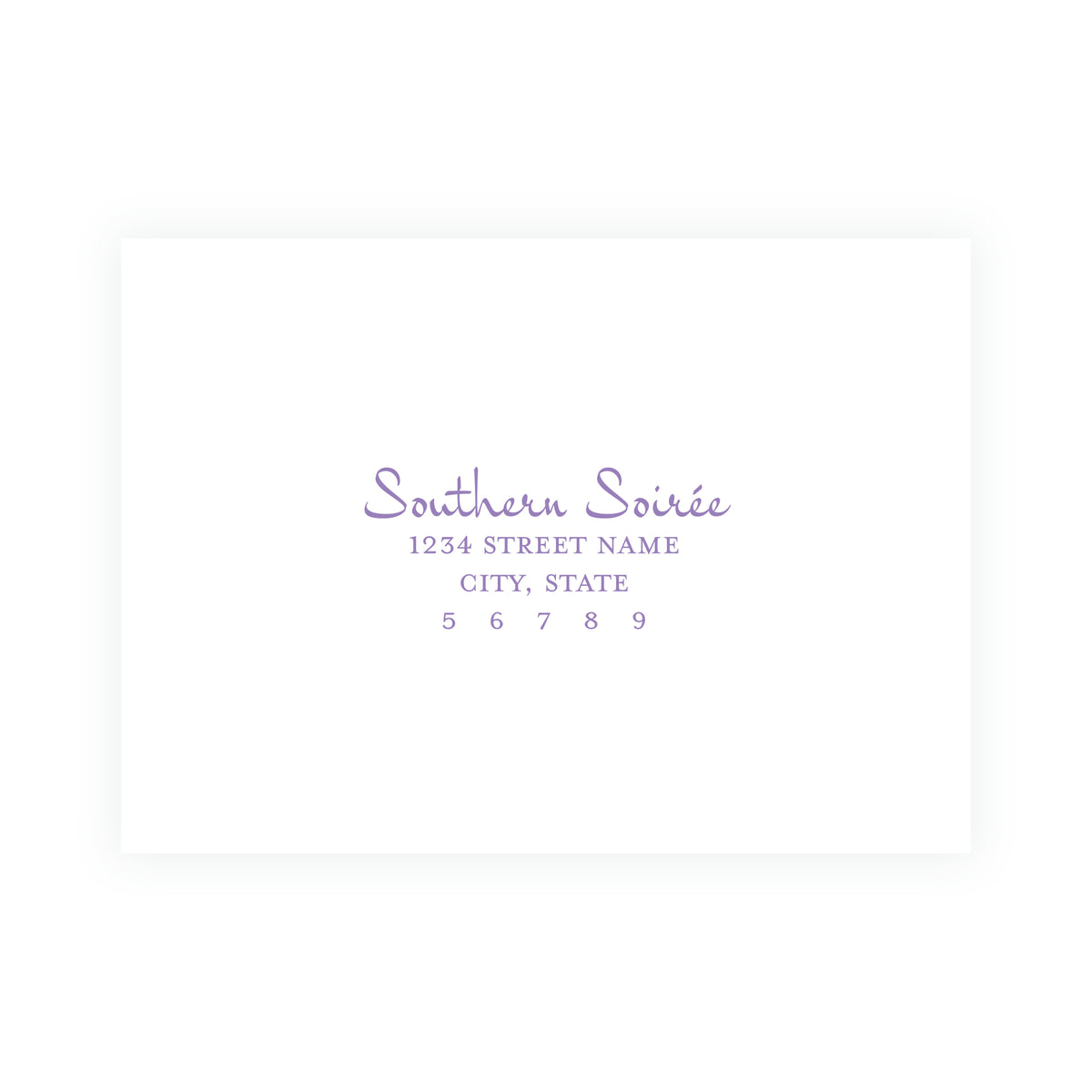 Butterfly Garden Recipient Address Printing