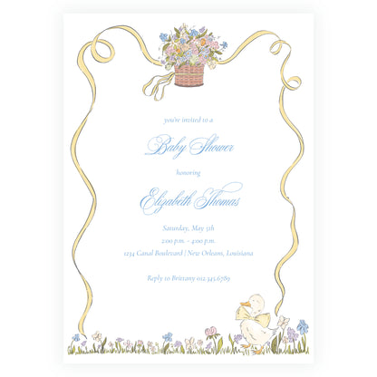 Duck Tails Invitation