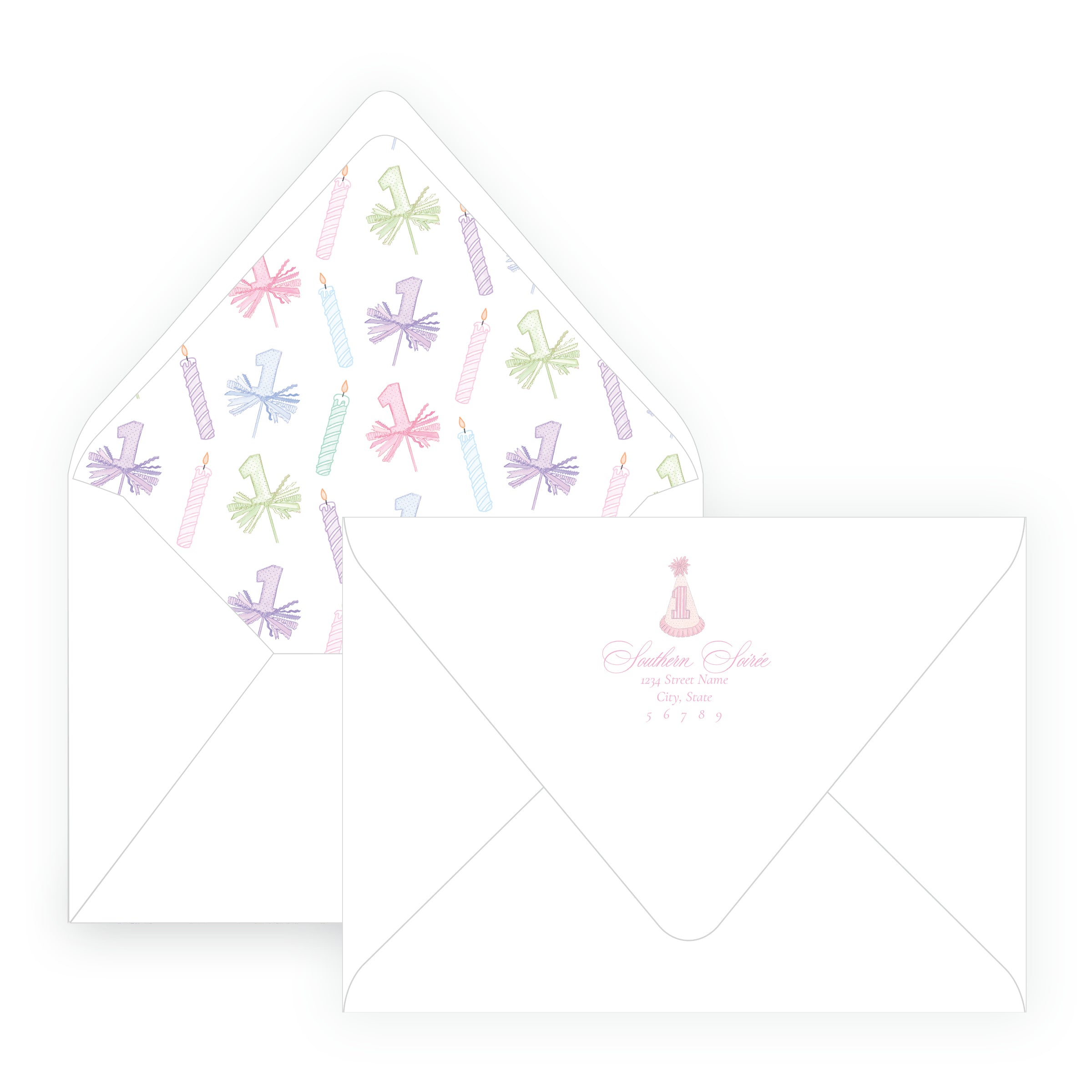 Pastel Balloon Arch Invitation