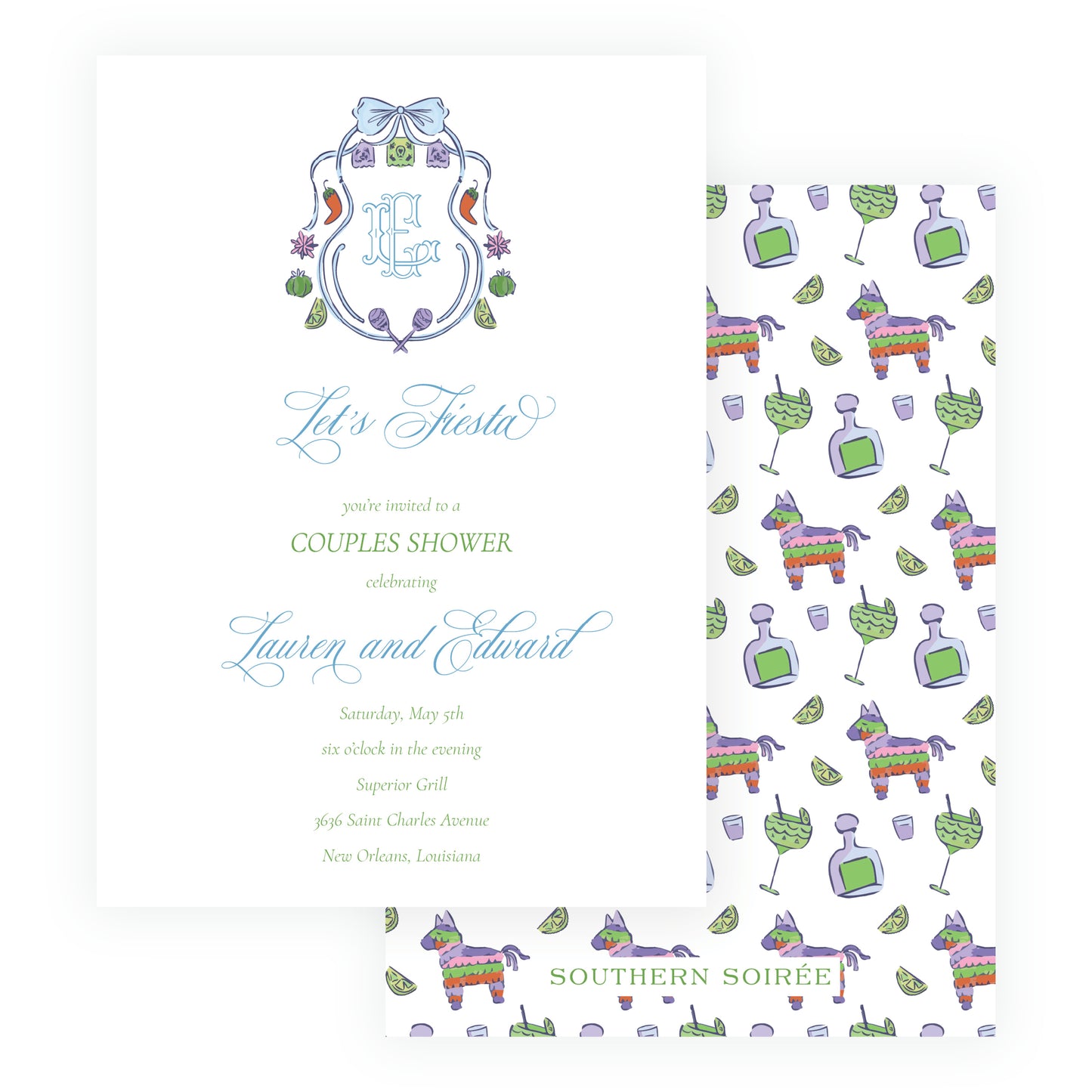 Fiesta Crest Invitation