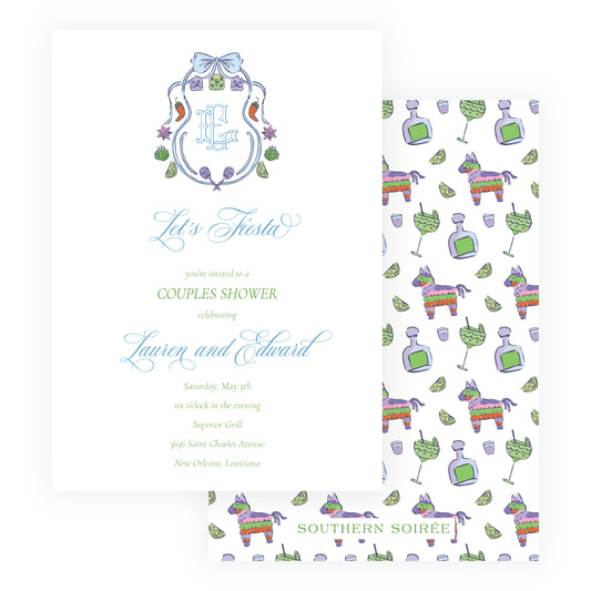 Fiesta Crest Invitation