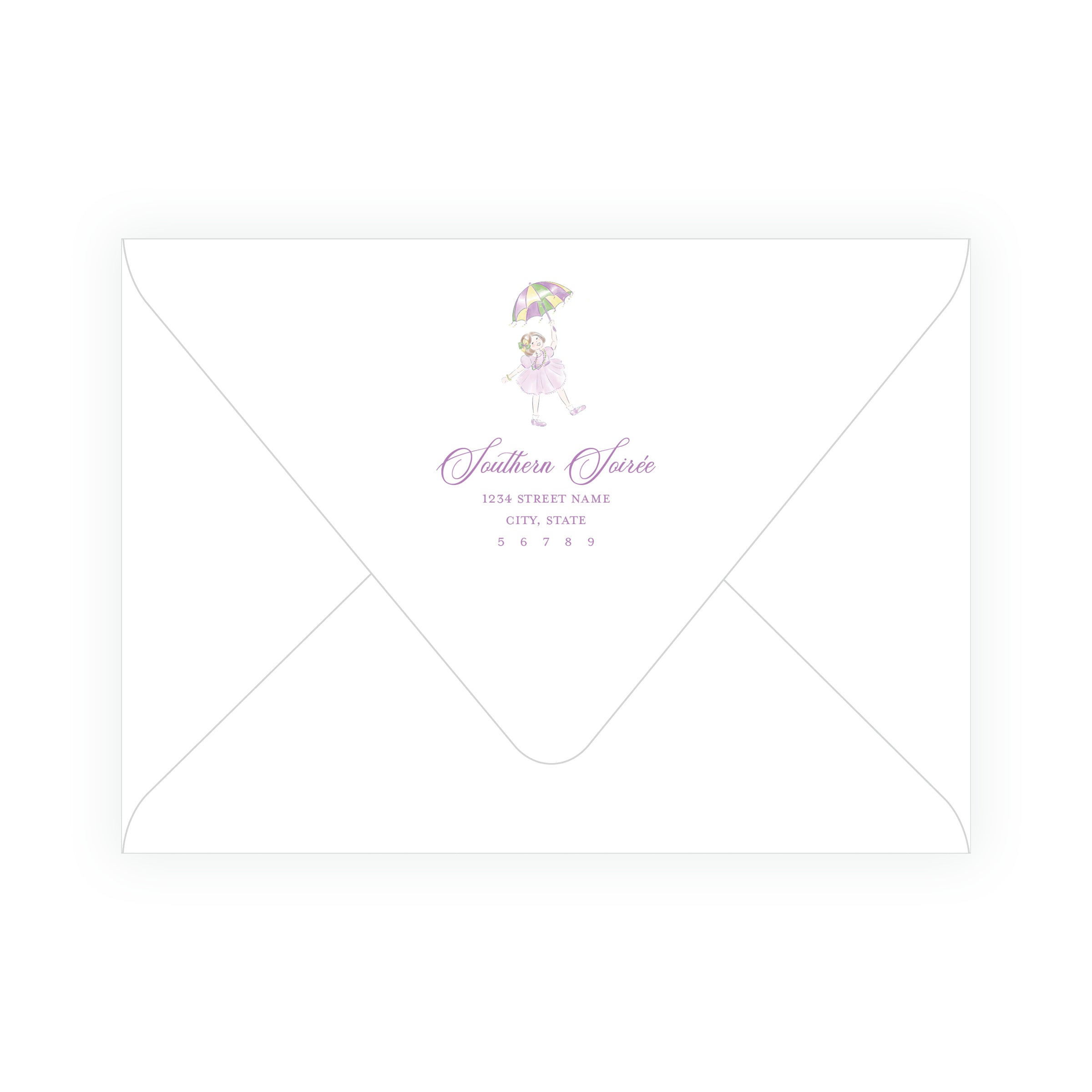 New Orleans Second Line Birthday Invitation | Kids Party Invitation