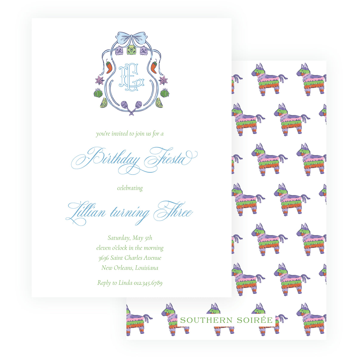 Fiesta Crest Invitation