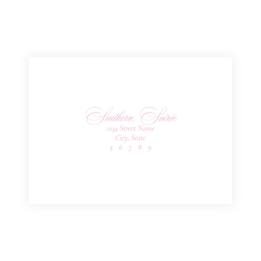 Pastel Balloon Arch Recipient Address Printing
