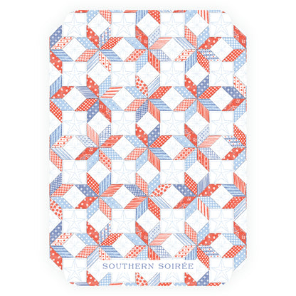 Sweet Liberty Boy Double Rounded Invitation