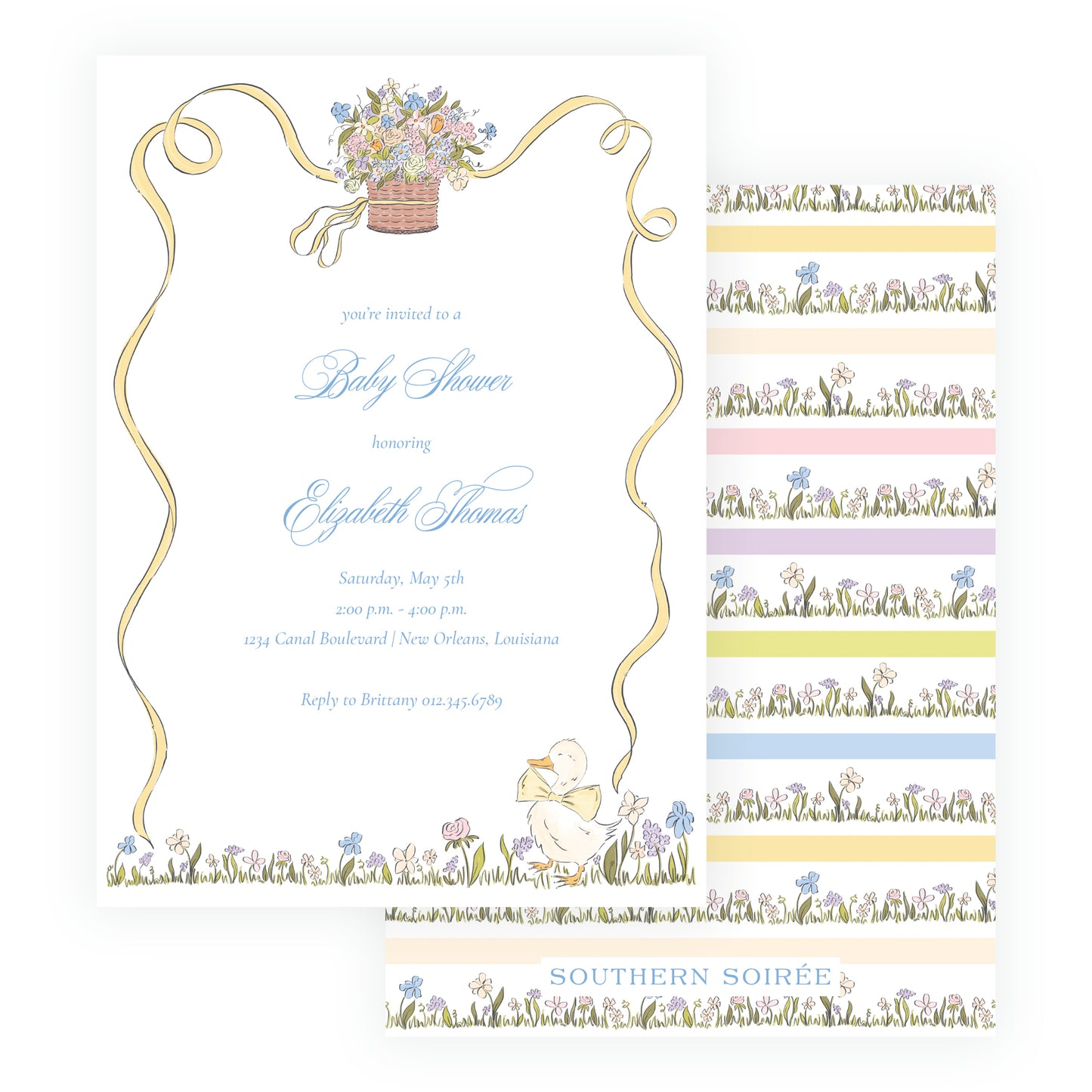 Duck Tails Invitation