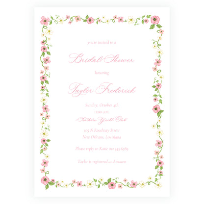 Rose Arbor Invitation