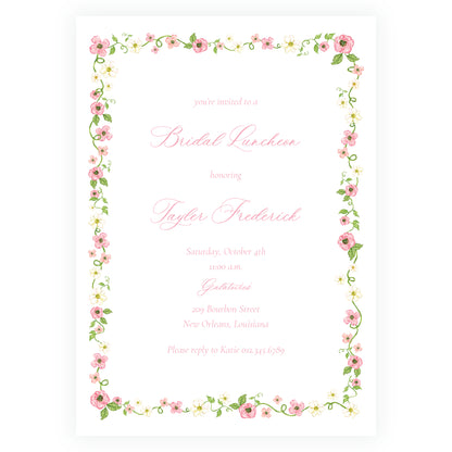 Rose Arbor Invitation