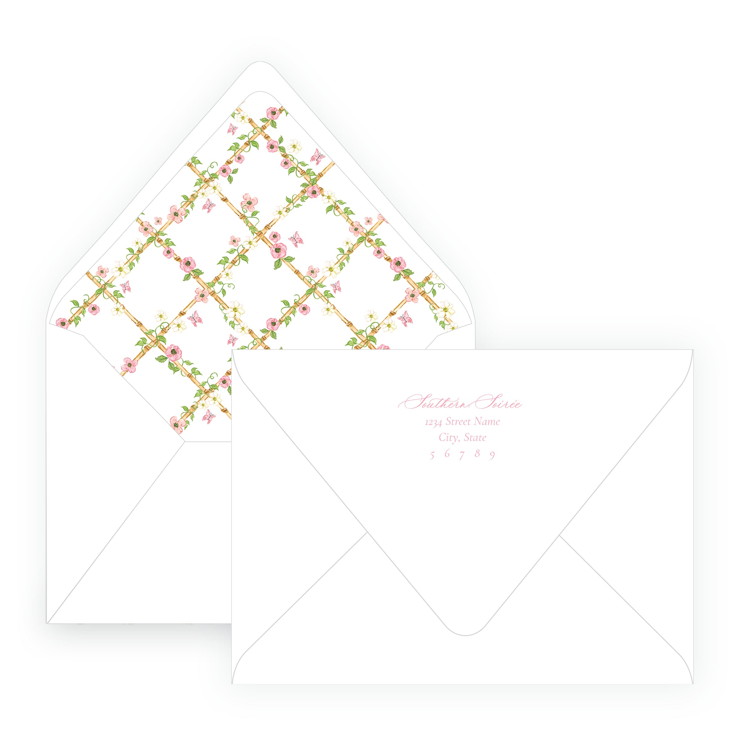Rose Arbor Invitation
