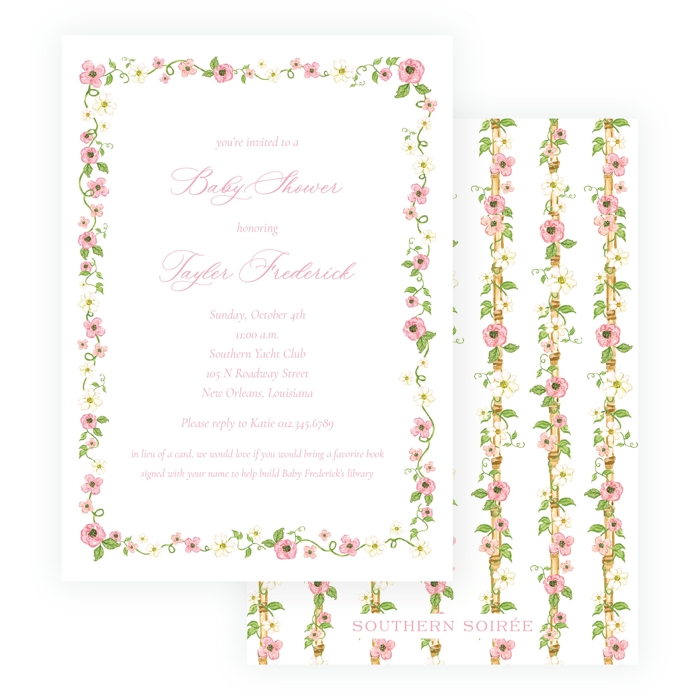 Rose Arbor Invitation