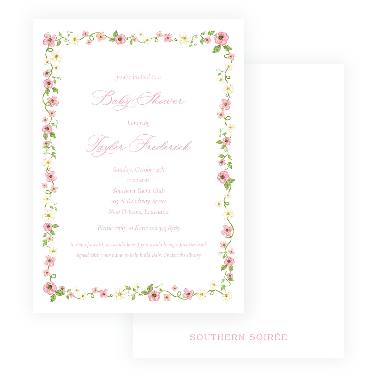 Rose Arbor Invitation