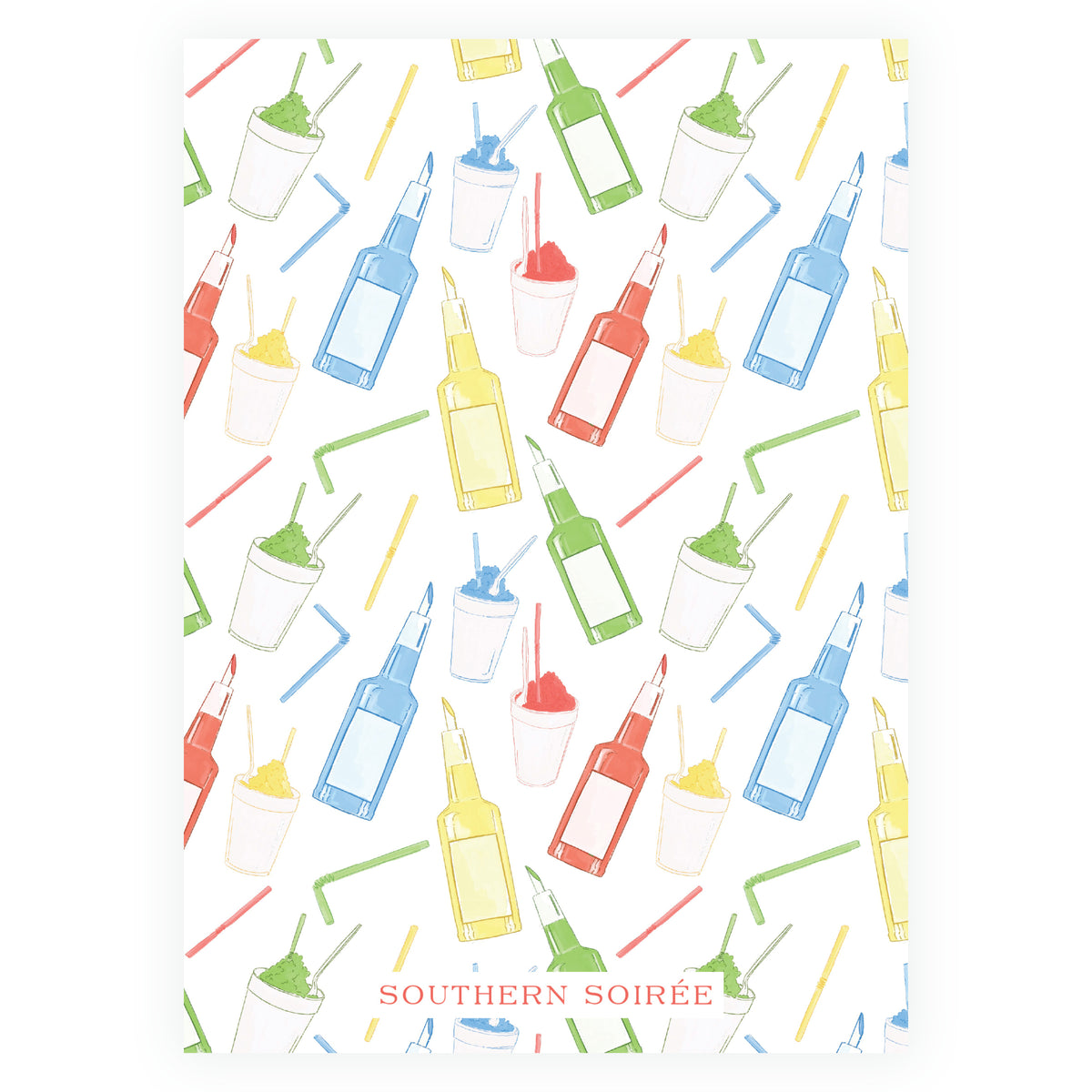 Colorful Snowball Birthday Invitation- Script