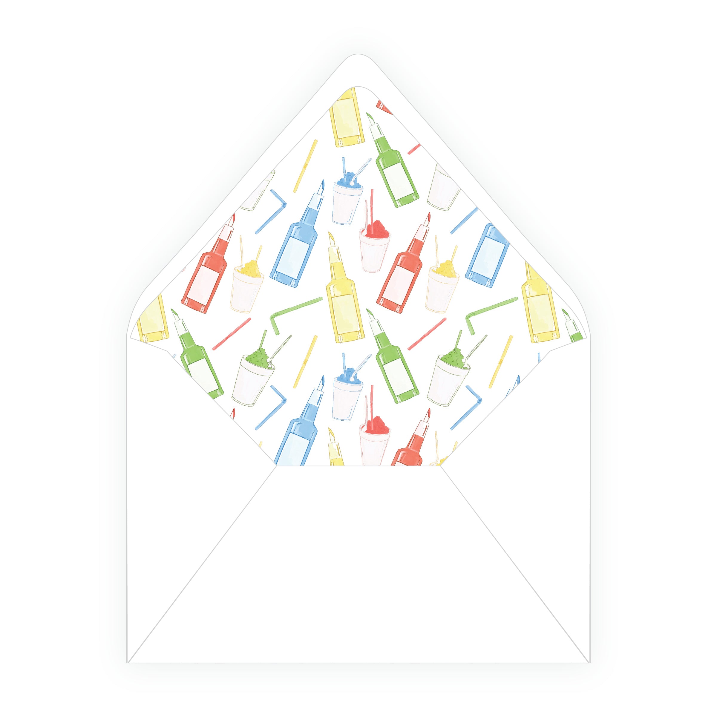 Colorful Snowball Birthday Invitation- Script