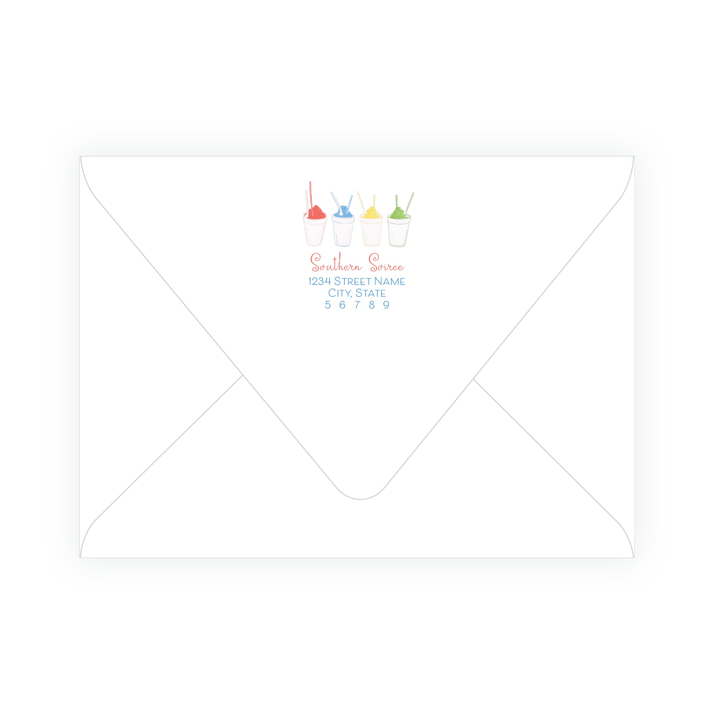Colorful Snowball Birthday Invitation- Script