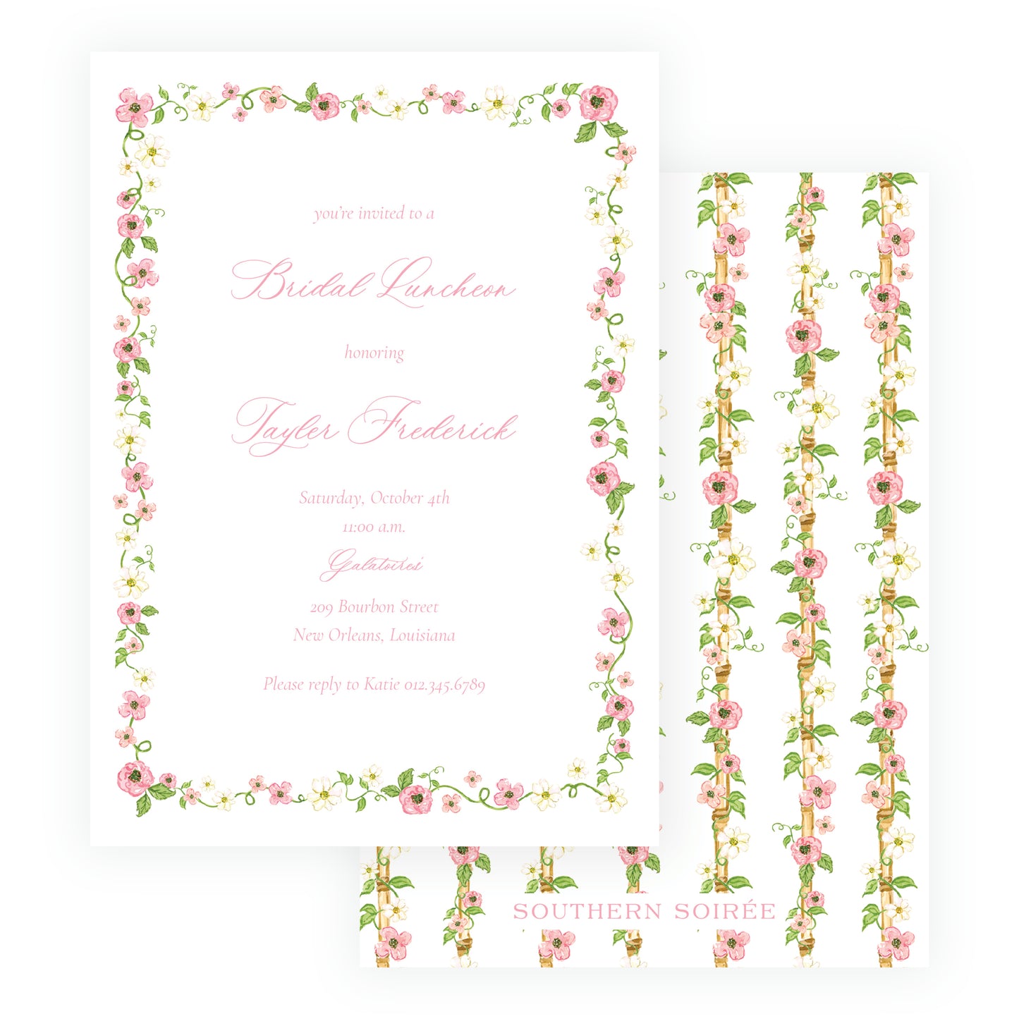 Rose Arbor Invitation