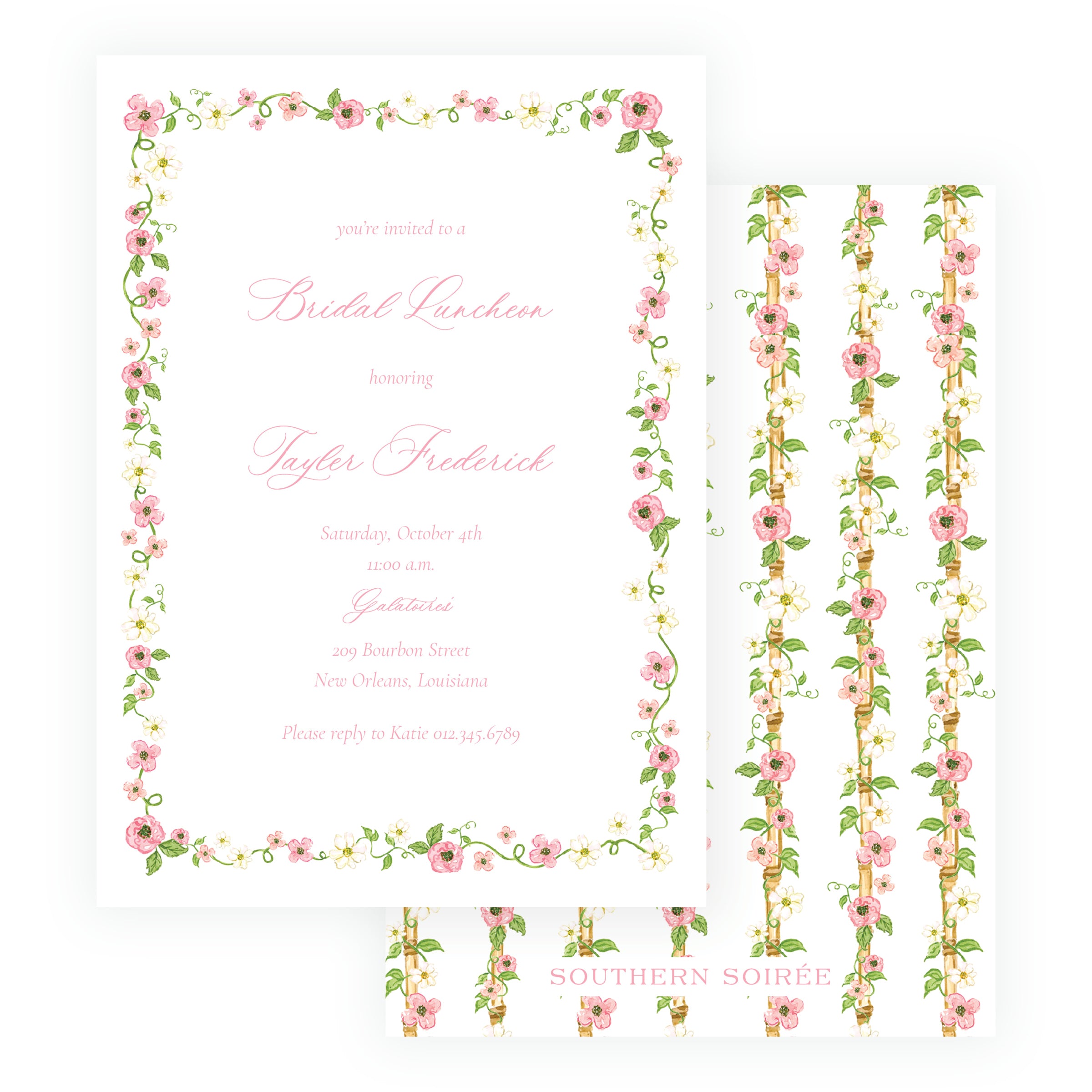 Rose Arbor Invitation