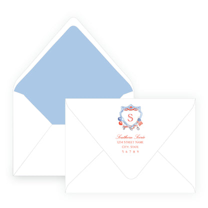 Sweet Liberty Toddler Girl and Balloons Wavy Oval Invitation