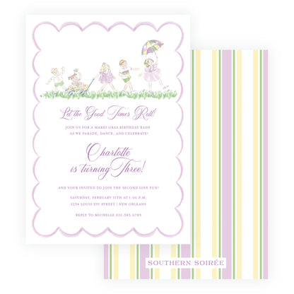 Second Line Invitation