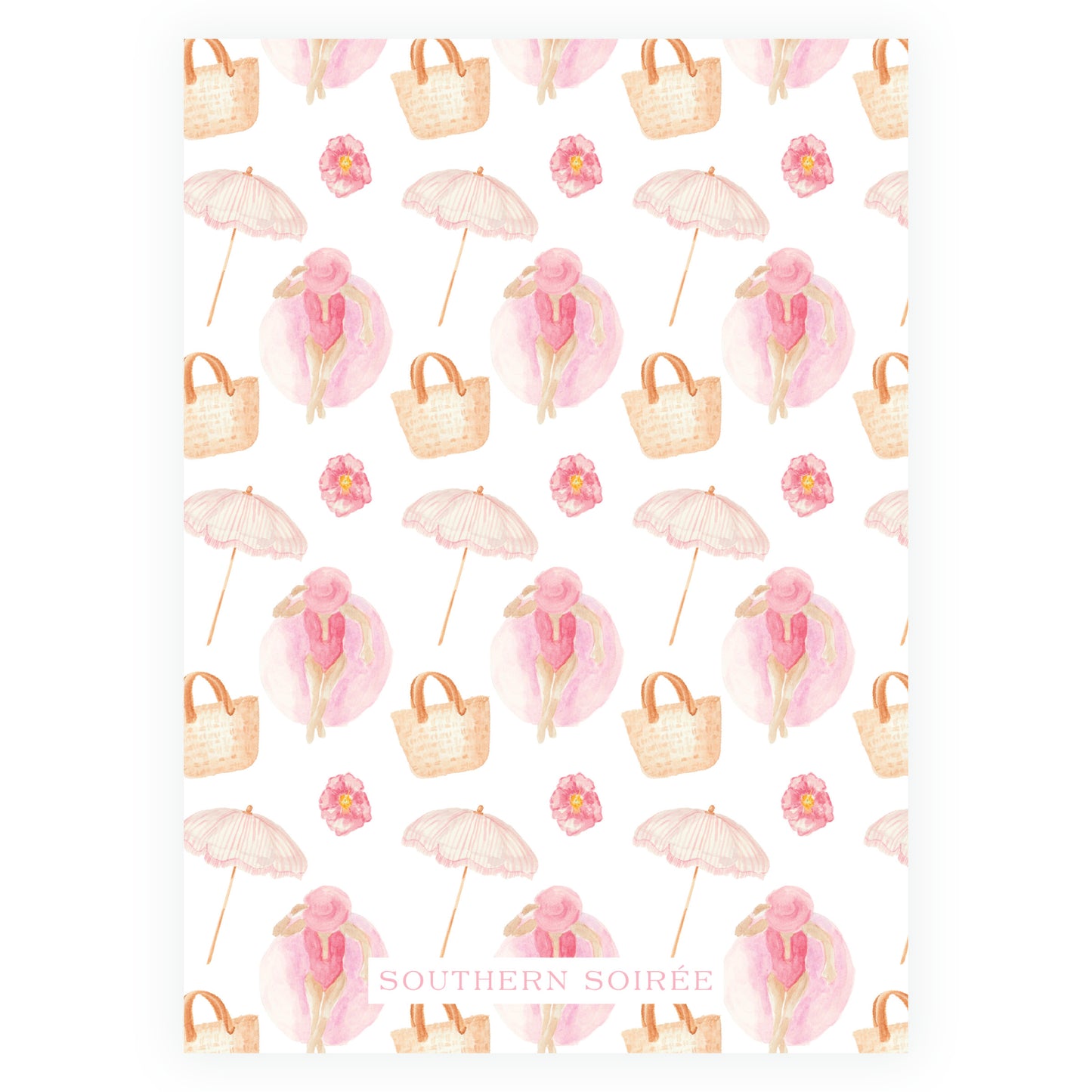 Floats & Féte Pink Bachelorette Invitation