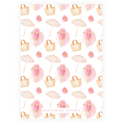 Floats & Féte Pink Bachelorette Invitation