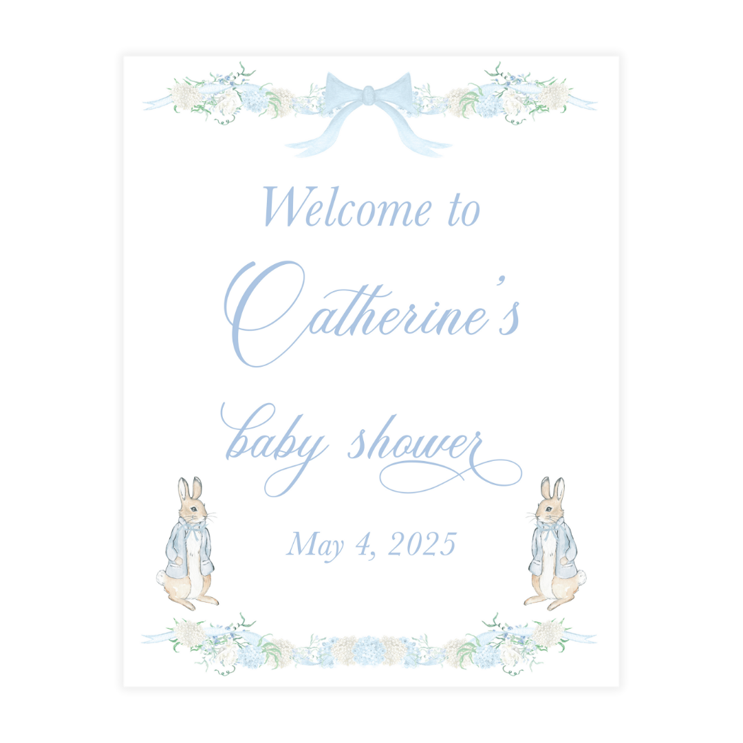 Peter Rabbit Welcome Sign [22x28]