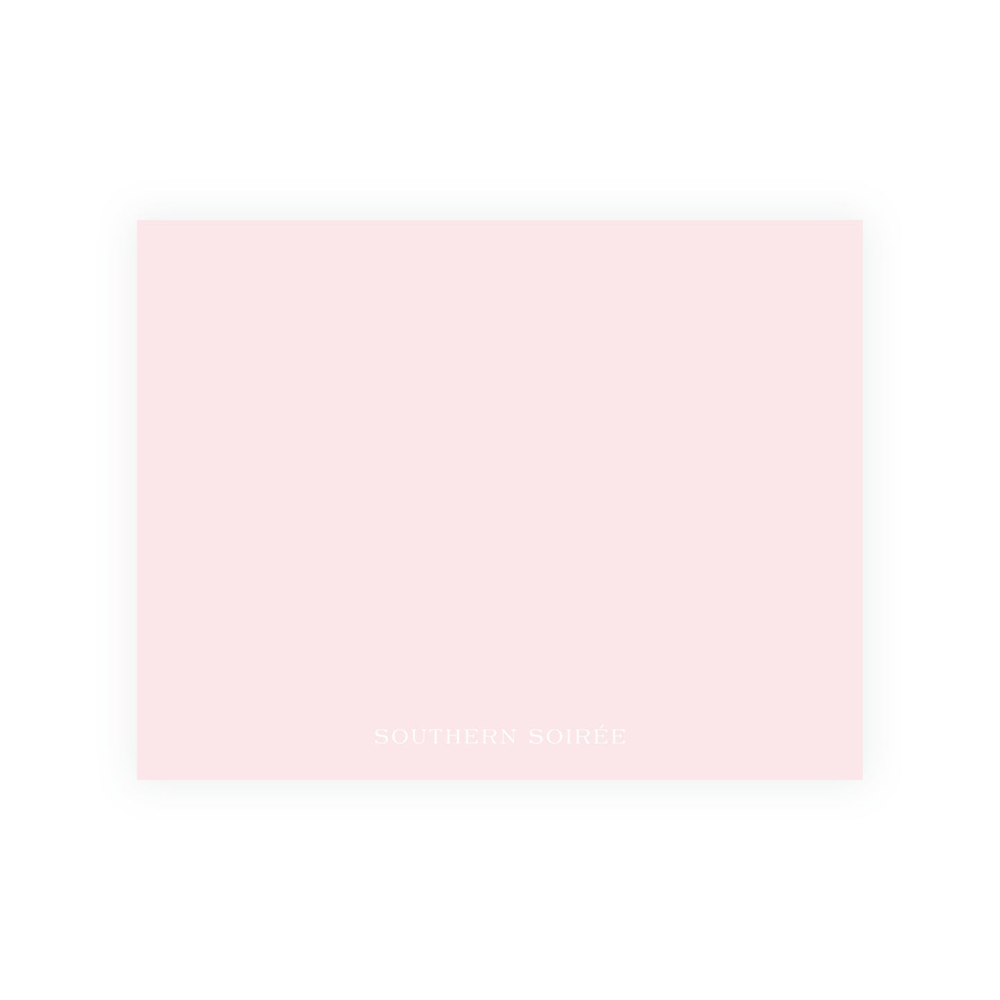 The Bloomed Letter Green Floral Notecard