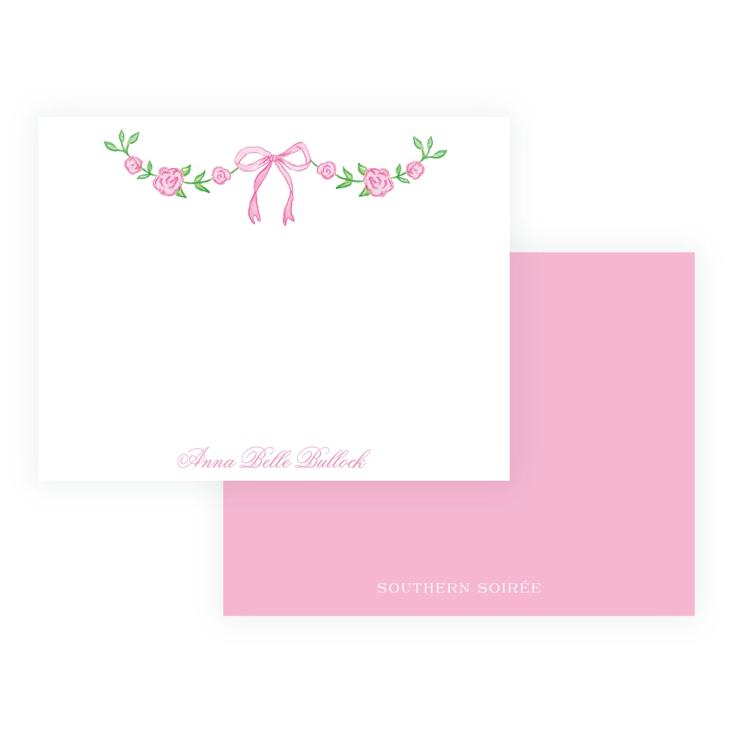 Tiny Petals Floral Swag Notecards