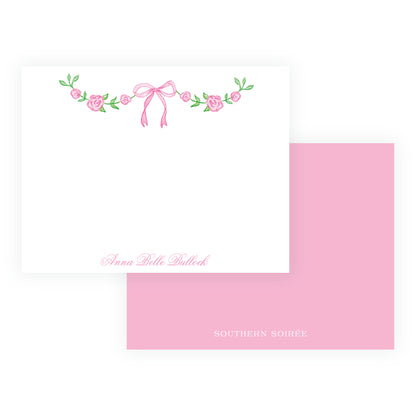 Tiny Petals Floral Swag Notecards