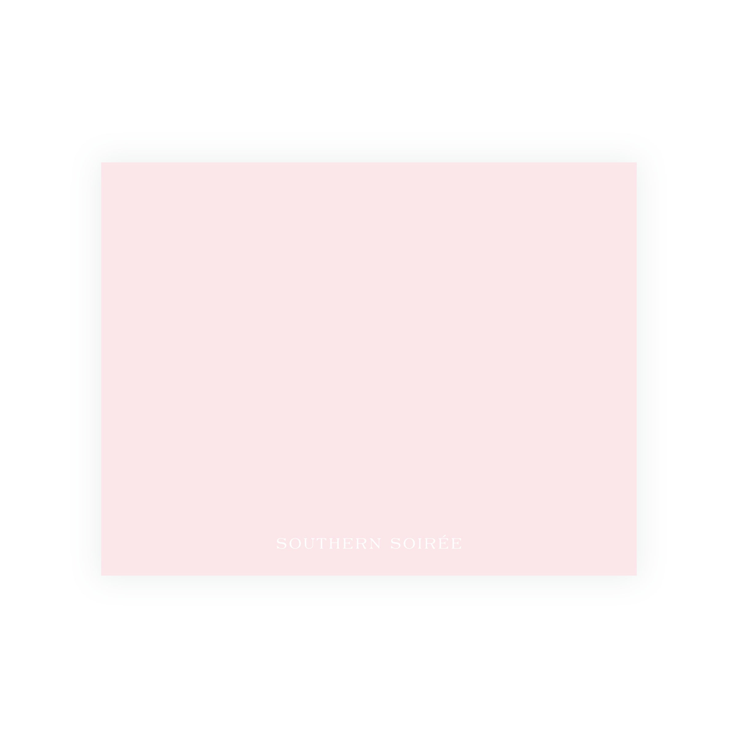 The Bloomed Letter Blue Floral Notecard