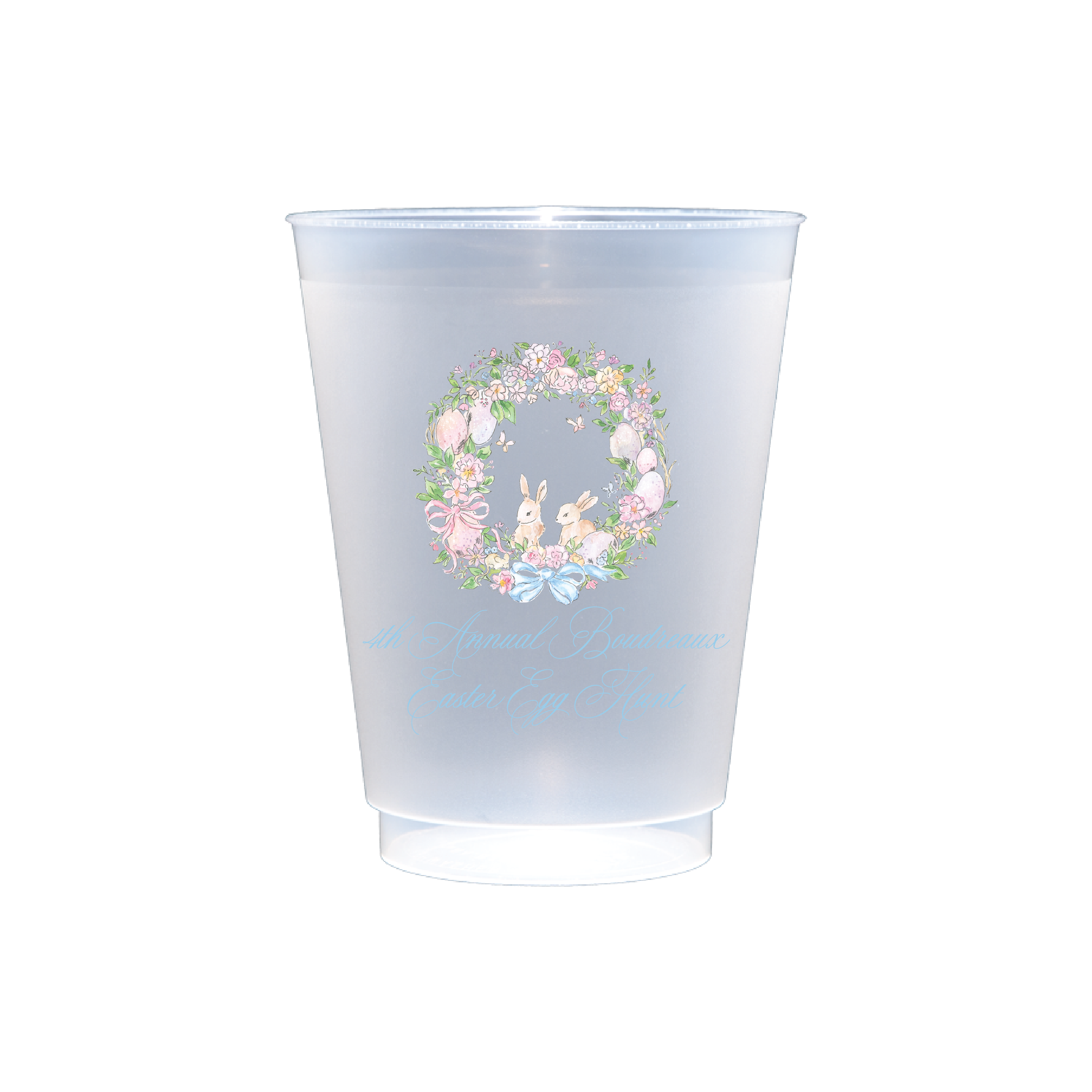 Spring has Sprung Wreath Frosted Cup