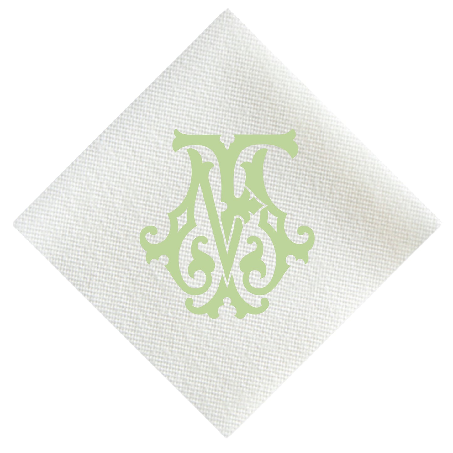Monogram Chic Cocktail Napkin