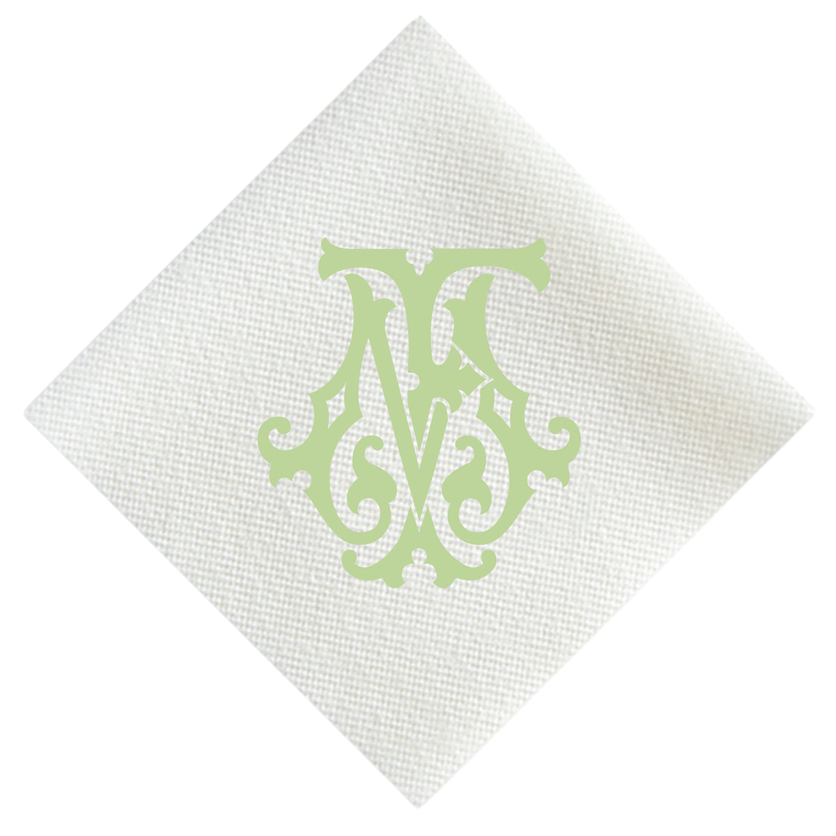 Monogram Chic Cocktail Napkin