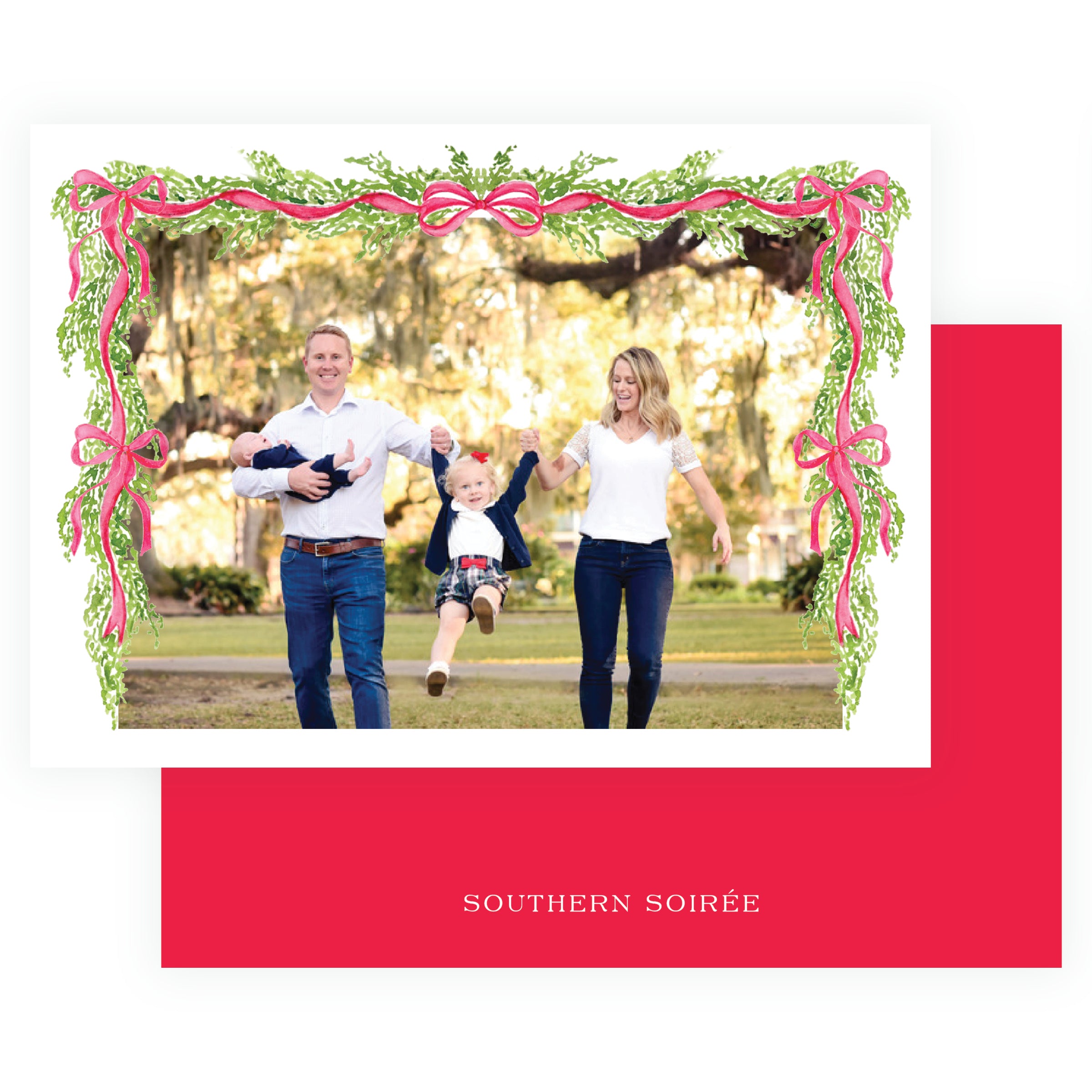 The Evergreen Garland Red Landscape