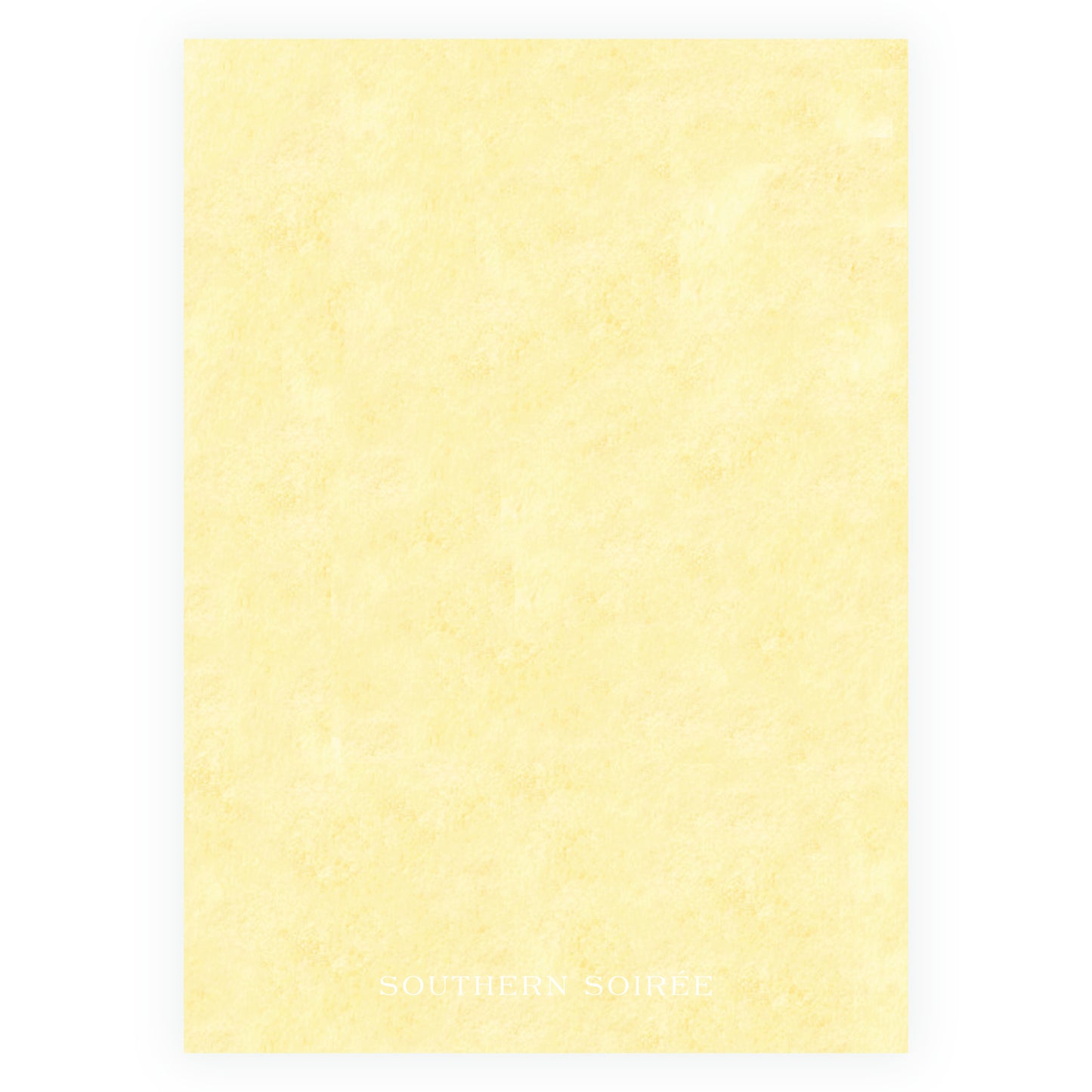 Floats & Féte Yellow Bachelorette Invitation