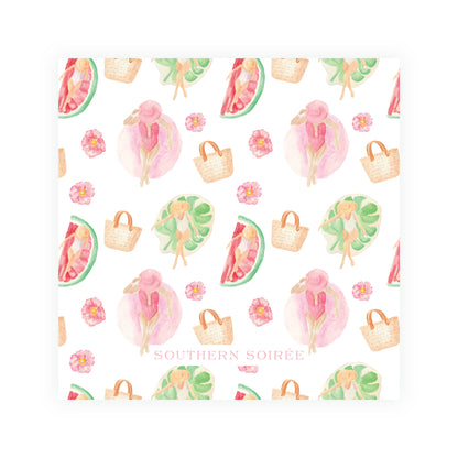 Floats & Fete Bachelorette Square Card