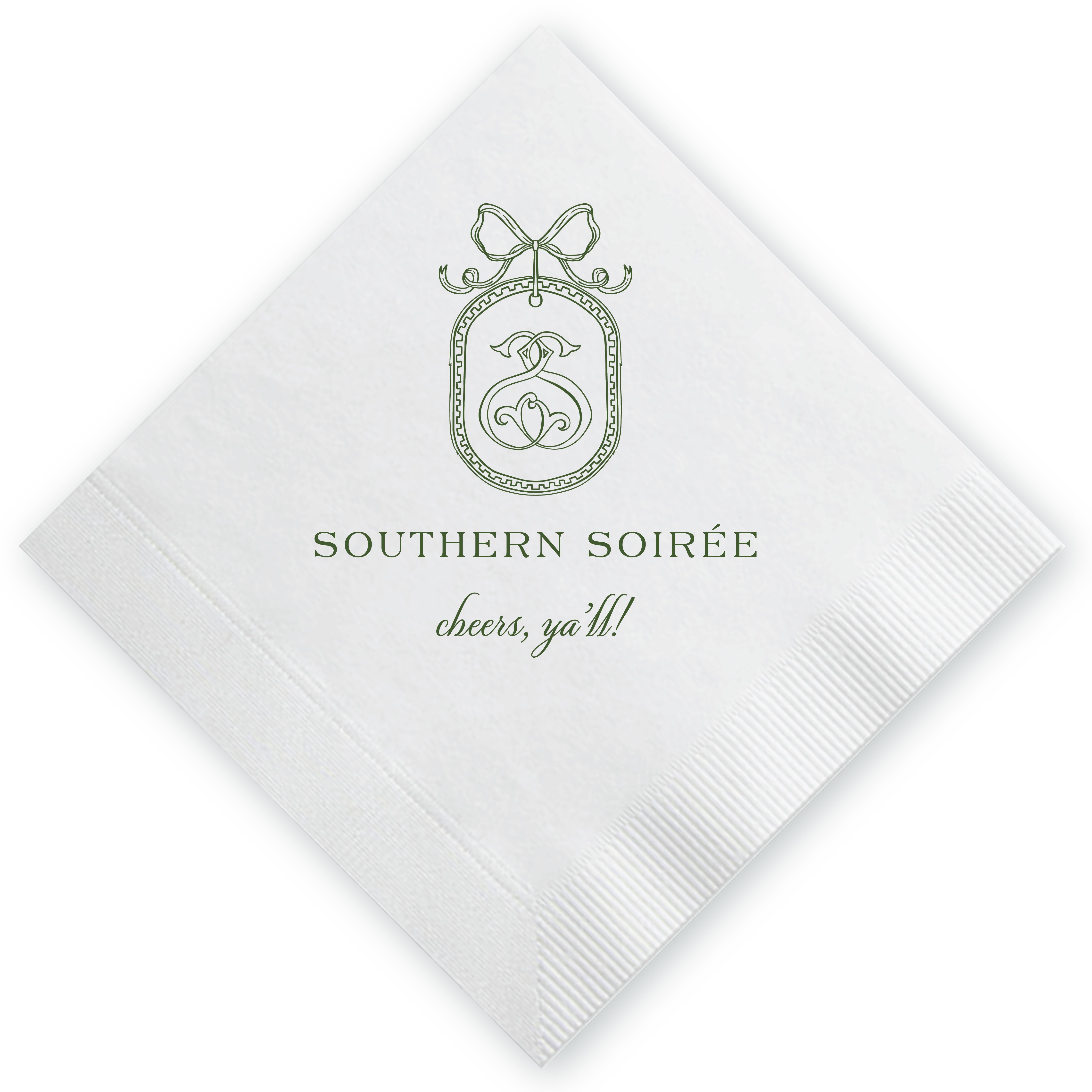 Single Color Beverage Napkins