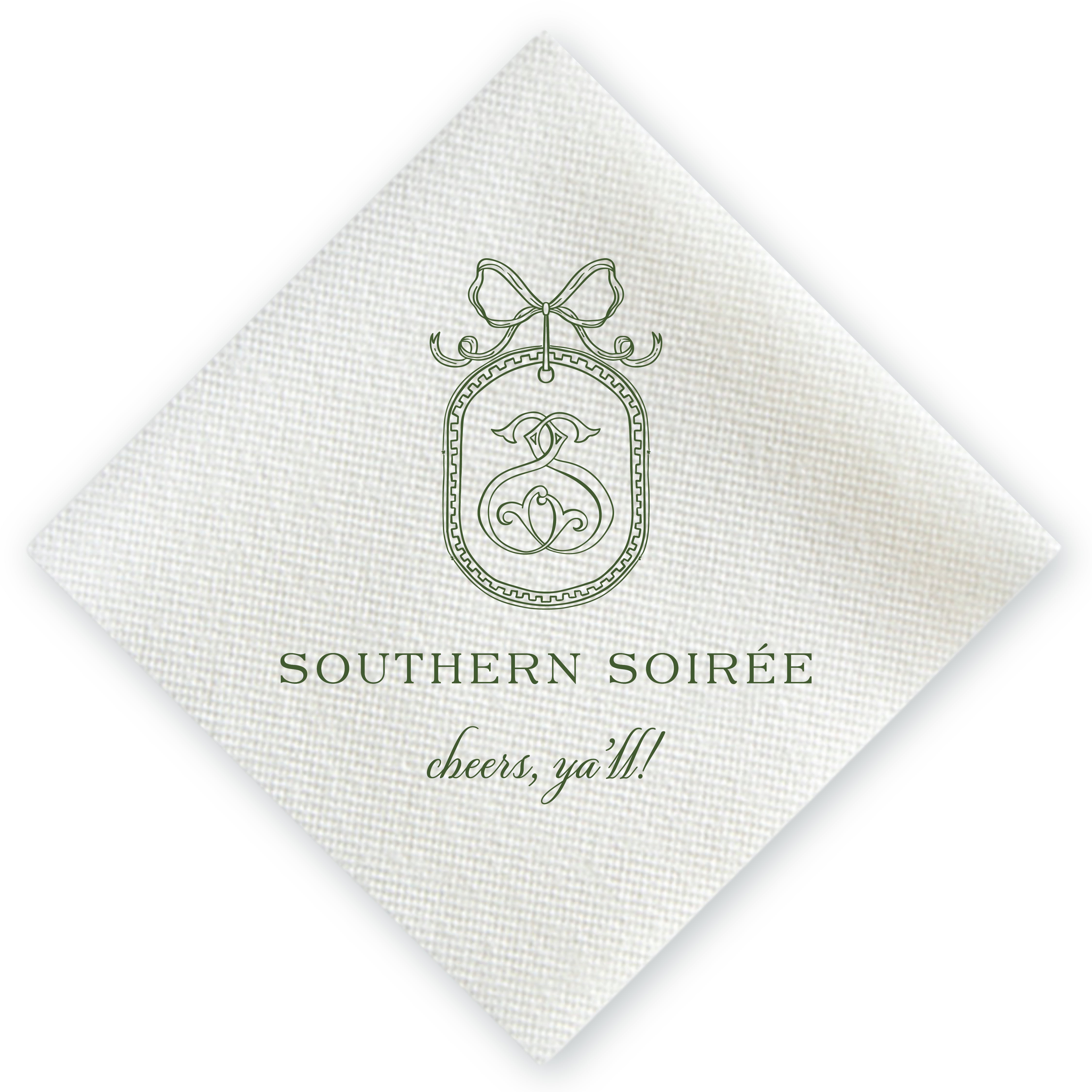 Single Color Beverage Napkins