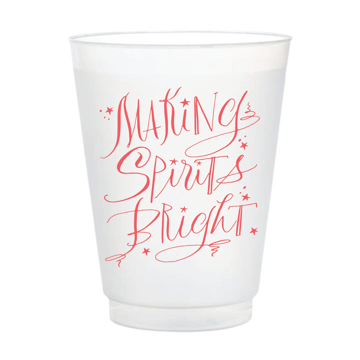 Making Spirits Bright Frosted Cups PREORDER