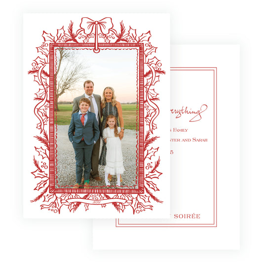 Holly Leaves Red Full Frame