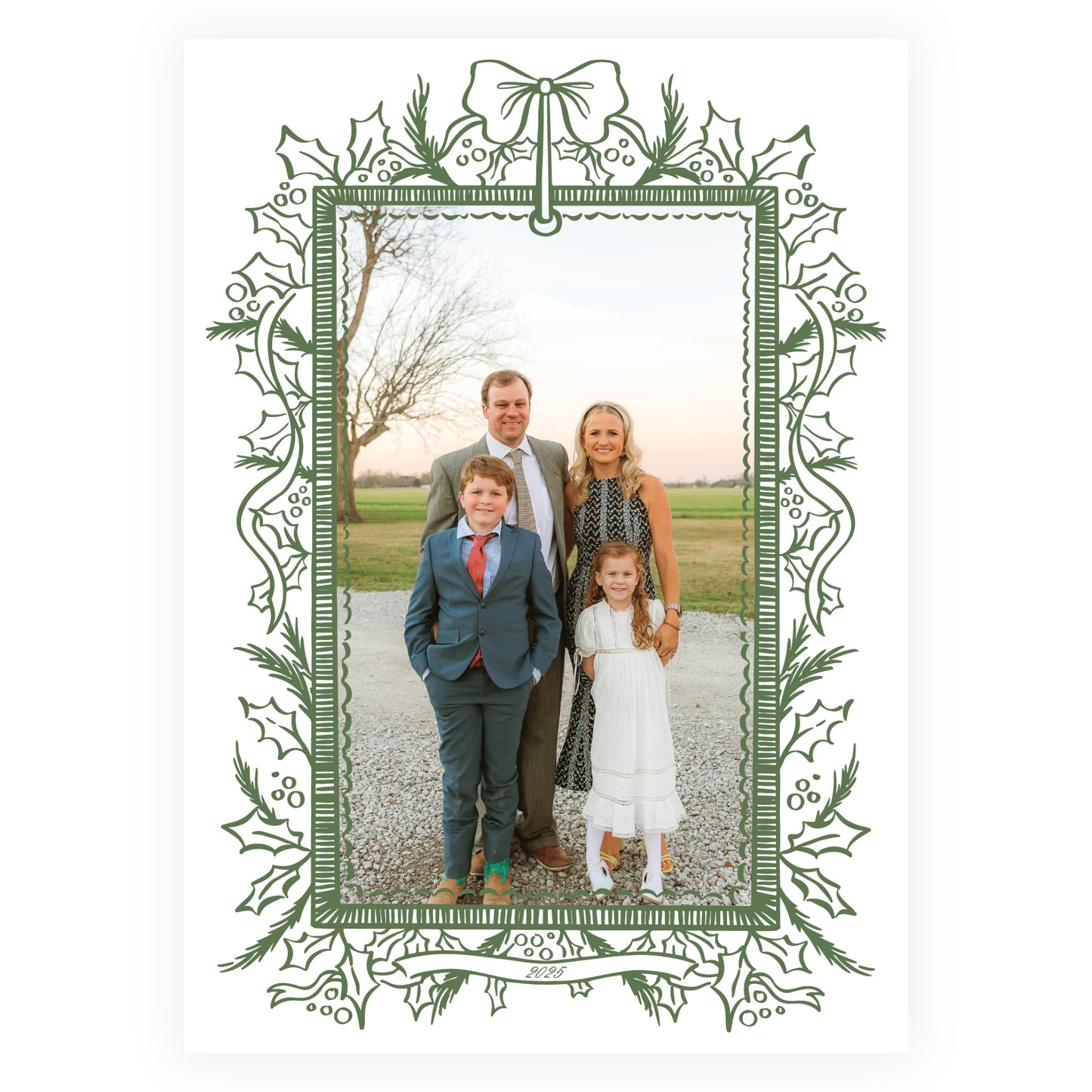 Holly Leaves Green Full Frame