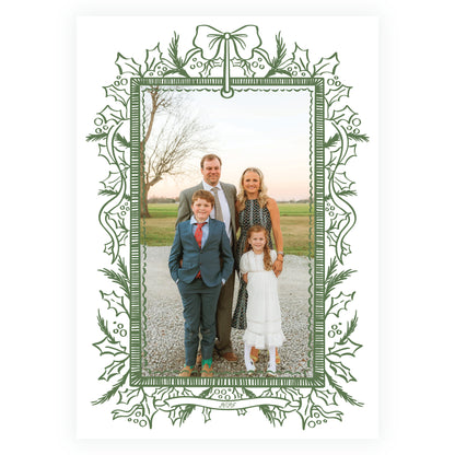 Holly Leaves Green Full Frame