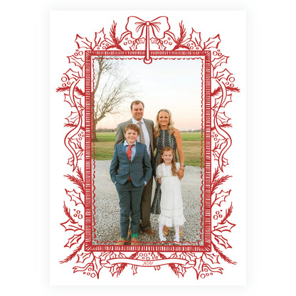 Holly Leaves Red Full Frame