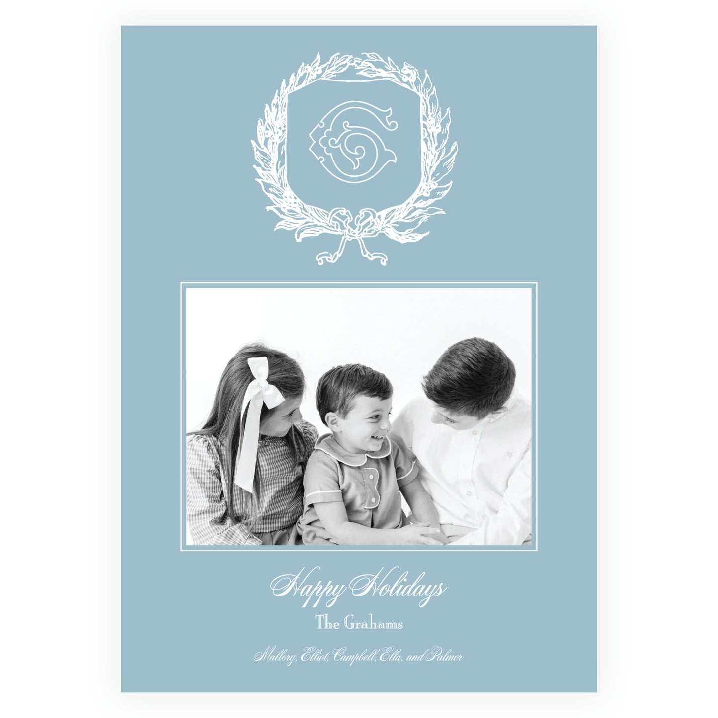 Heirloom Holly with Bow Crest (Customize Your Color)