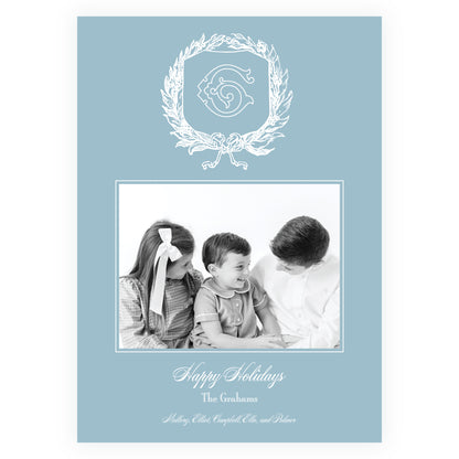 Heirloom Holly with Bow Crest (Customize Your Color)